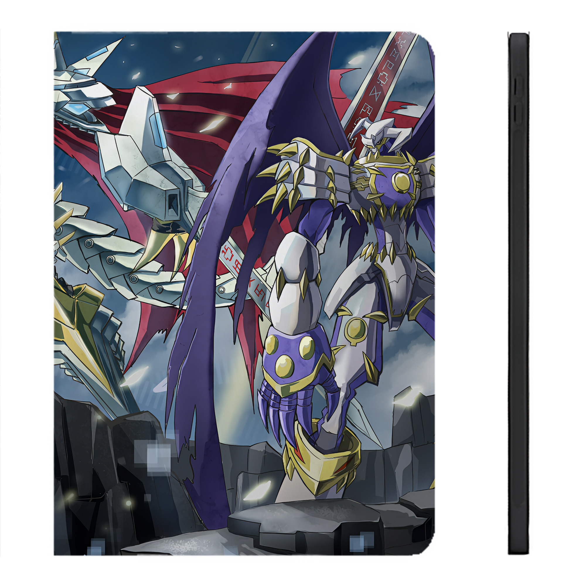 （画像用） Digimon デジタルモンスター/デジモン IPadケース ペンホルダー付き ブックスタイルデザイン